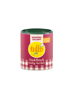 Abbildung der Dose tellofix Gew&uuml;rz Talent Hackfleisch