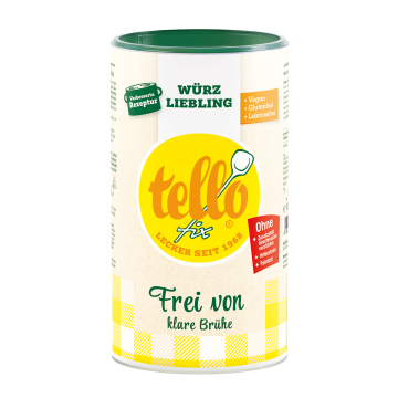 tellofix Frei von klare Brühe