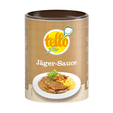 Abbildung der Dose tellofix Jäger-Sauce 