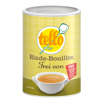 Abbildung der Dose tellofix Rinds-Bouillon Frei von 