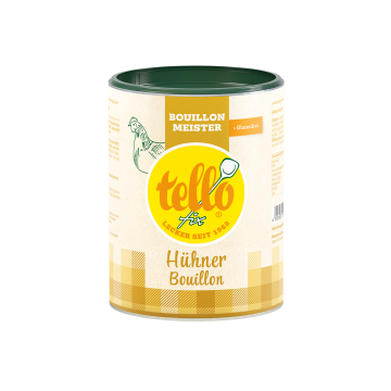 Abbildung der Dose tellofix Hühner Bouillon 