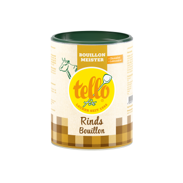 Abbildung der Dose tellofix Rinds Bouillon