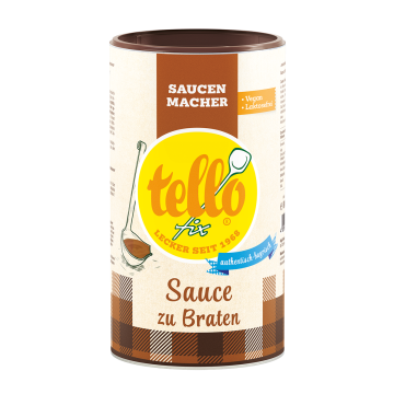 Abbildung der Dose tellofix Sauce zu Braten